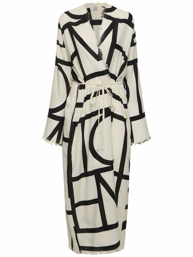 Photo: TOTEME Monogram Organic Cotton Caftan