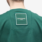 Wooyoungmi Men's Box Logo T-Shirt in Fresh Green