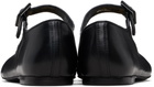 Sandy Liang Black Paw Mary Jane Ballerina Flats