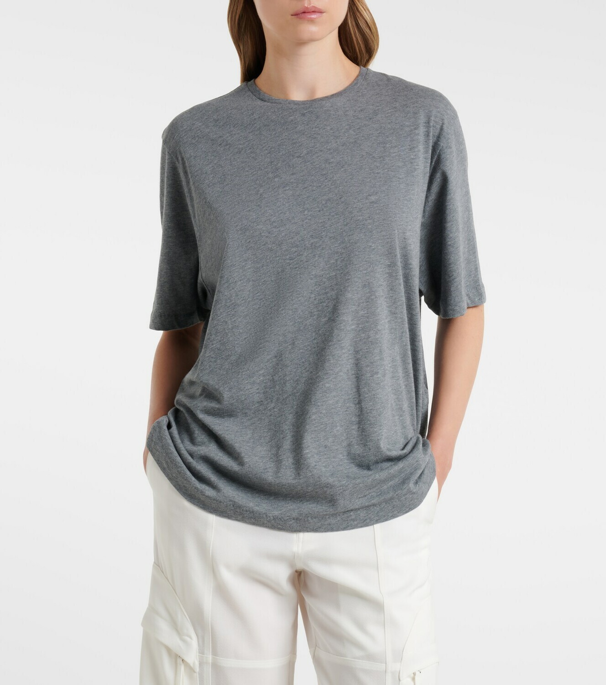 The Frankie Shop Harper cotton jersey T-shirt
