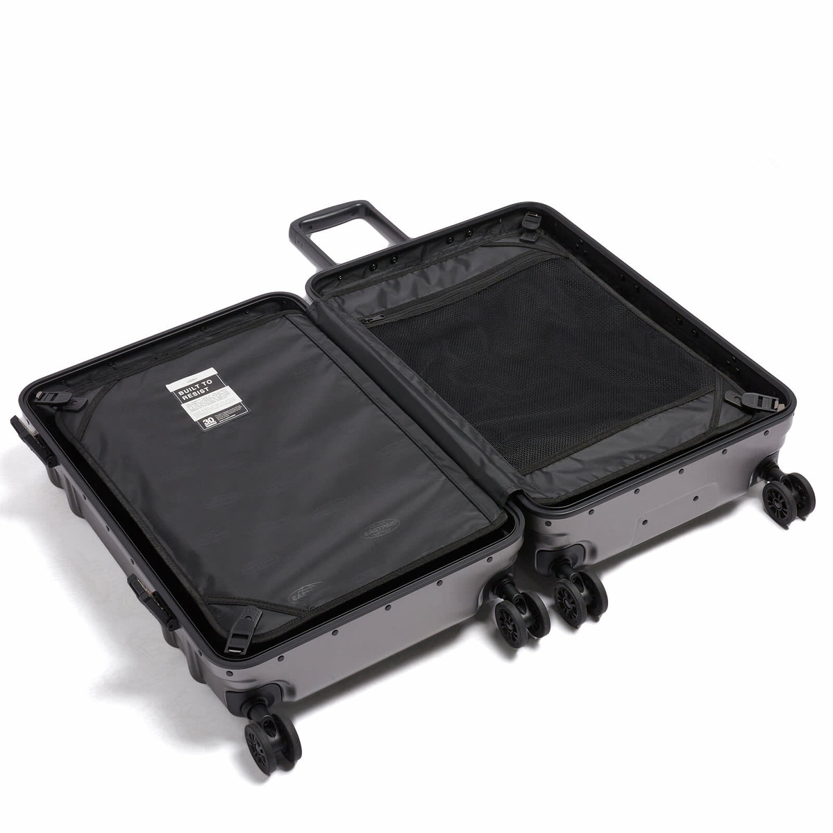 Eastpak Resist'r Luggage Case - Medium in Brushed Metal 
