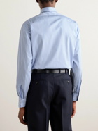 Charvet - Checked Cotton-Poplin Shirt - Blue