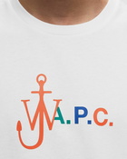 A.P.C. X Jw Anderson Tee Anchor White - Mens - Shortsleeves