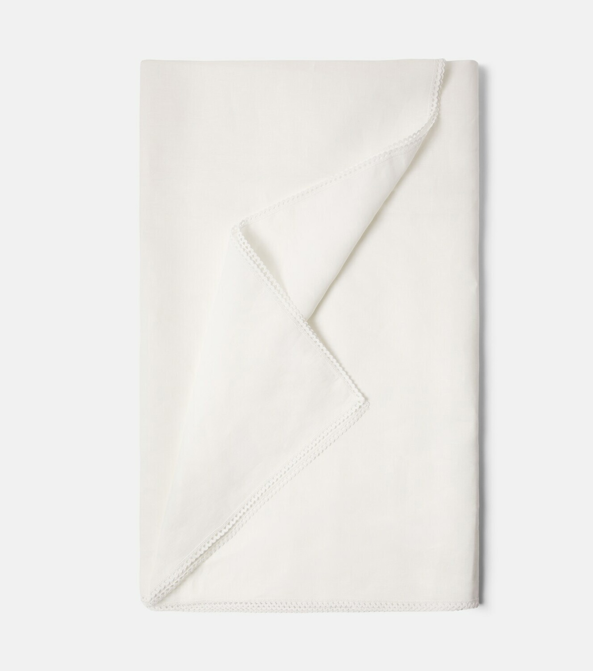 Once Milano Lace-trimmed tablecloth