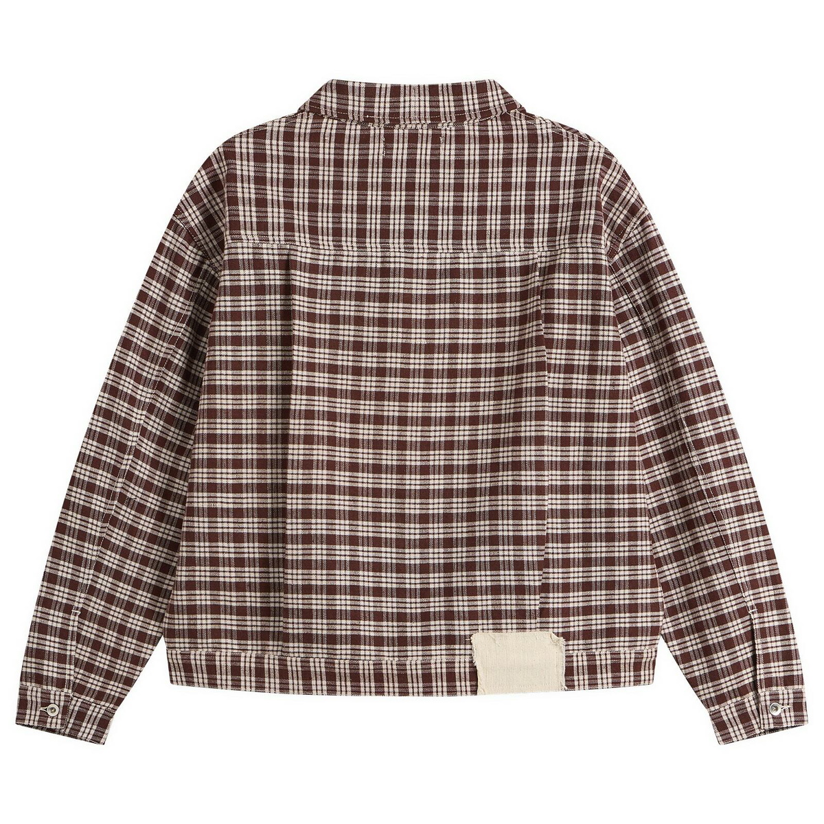 Story mfg. Check Sundae Jacket - Presented by END. in Wood