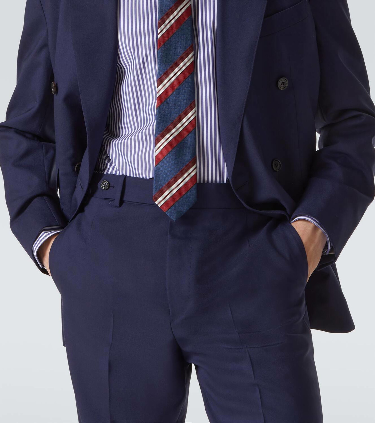 OLD dunhill Italy製? 2tuck Wool Slacks OLD dunhill Italy製? 2tuck Wool Slacks OLD dunhill Italy製