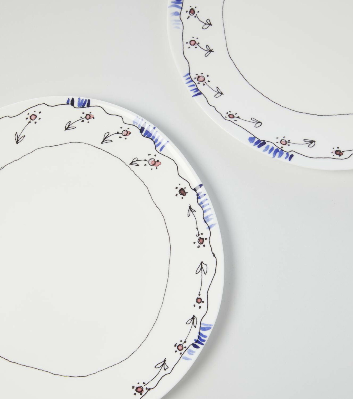Serax x Marni Anemone Milk set of 2 dinner plates