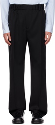 Bottega Veneta Black Elasticized Trousers