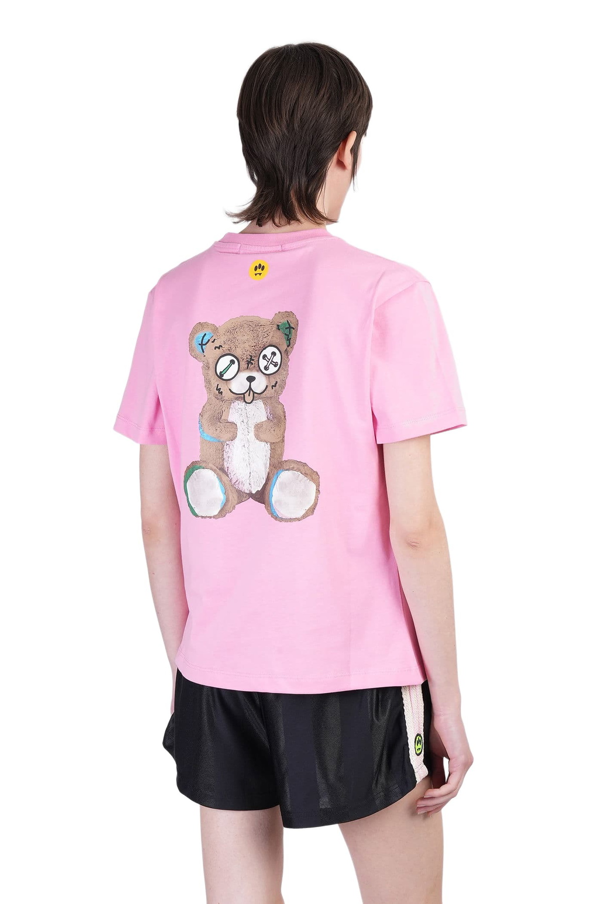 Barrow T-shirt In Rose-pink Cotton