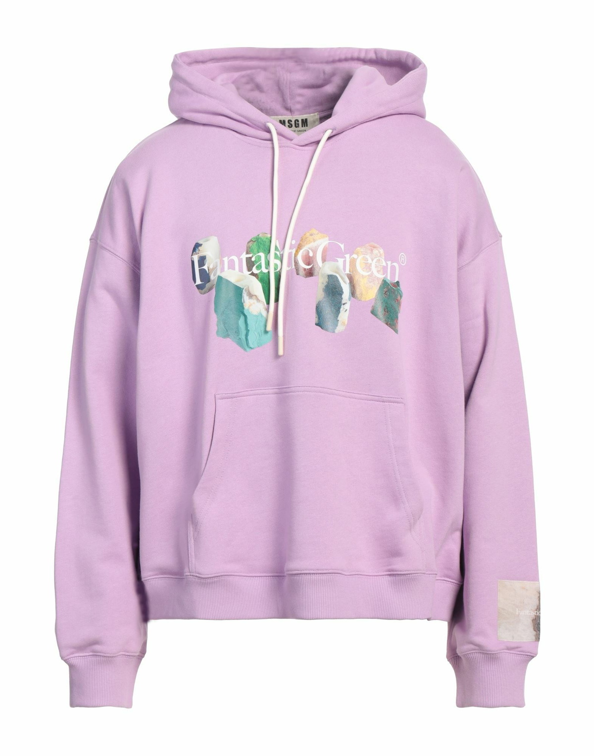 Msgm Mens Sweatshirt Lilac