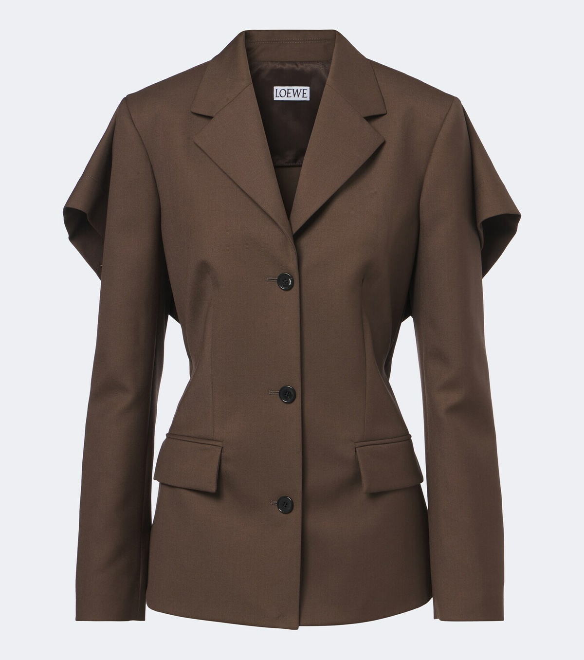 Loewe Caped wool blazer