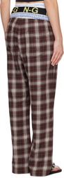 Praying Red & White Underwear Plaid Lounge Pants