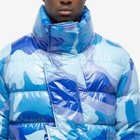 Members of the Rage Men's Camo Puffer Jacket in Blue