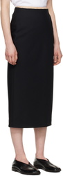 Carven Black Graine de Poudre Maxi Skirt