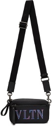 Valentino Garavani Black VLTN Neon Crossbody Bag