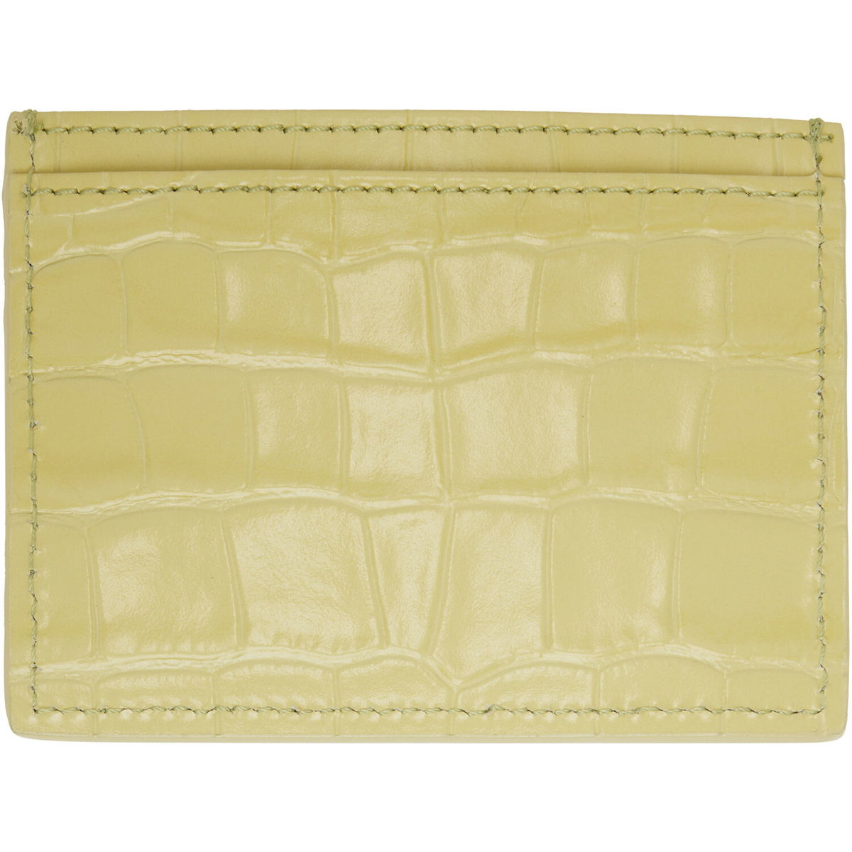 Vivienne Westwood Green Flat Card Holder