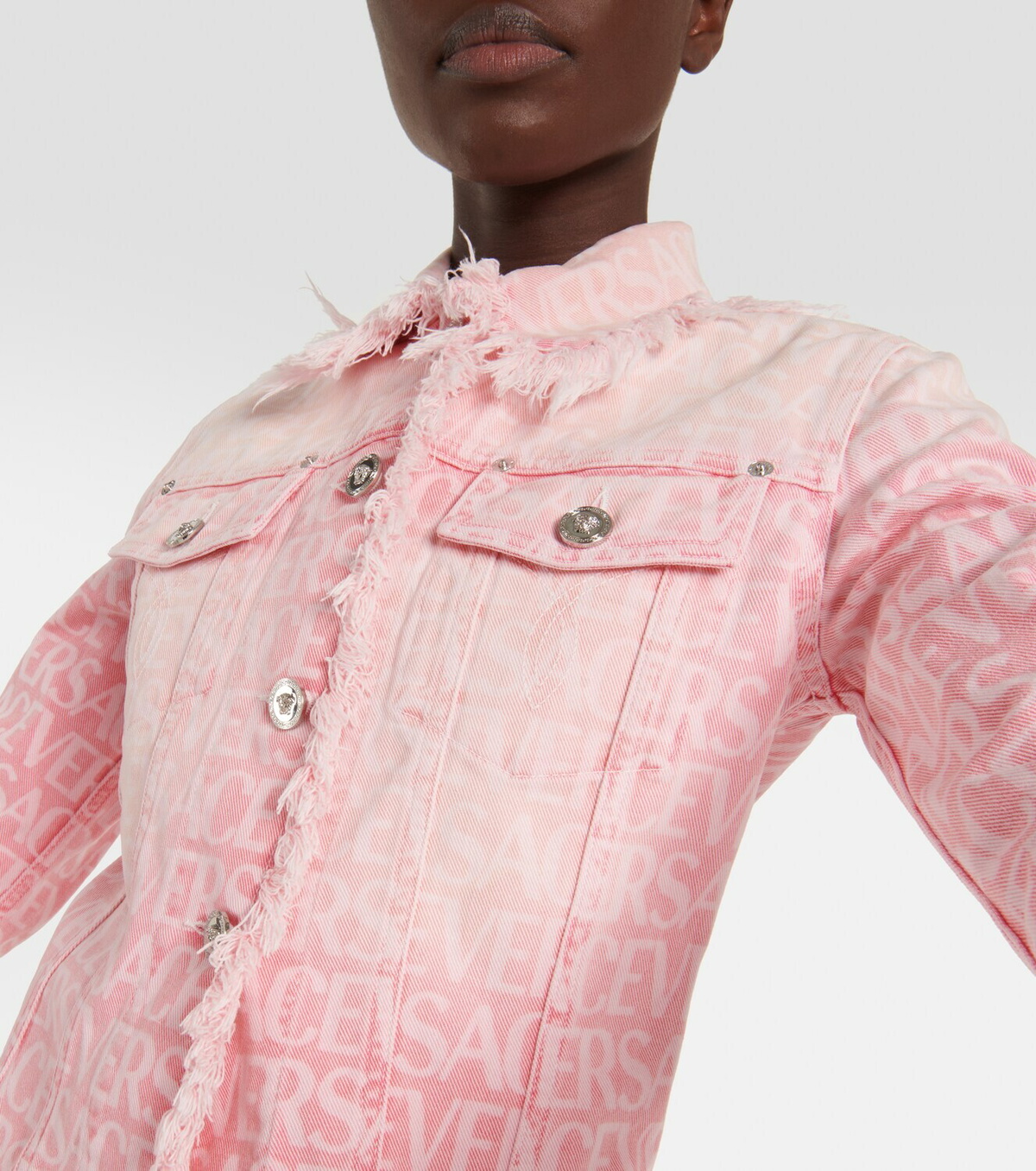 Versace Versace Allover denim jacket Versace