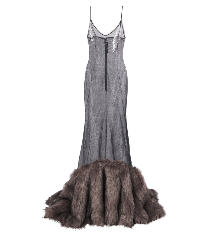 Photo: David Koma Sequined gown