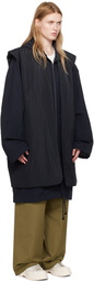 Sofie D'Hoore Navy Cobra Coat & Vest Set