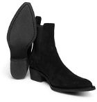 AMIRI - Suede Chelsea Boots - Black