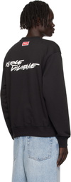 Kenzo Black Kenzo Paris Futura 2000 Edition Cotton Sweatshirt