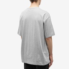 Comme des Garçons SHIRT Men's x Lacoste Vertical Croc T-Shirt in Top Grey/Black