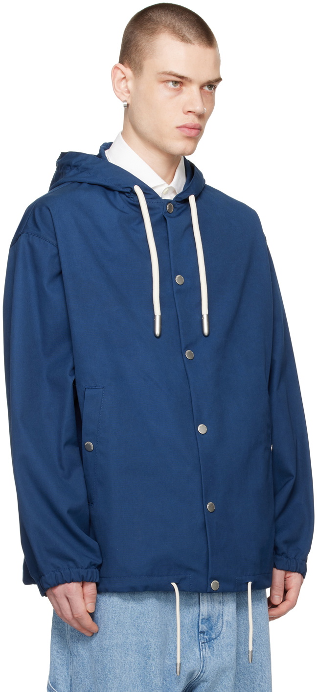Emporio Armani Blue Oversized Jacket