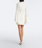 Safiyaa Bridal Fran embellished crêpe minidress