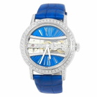 Corum Golden Bridge Hand Wind Diamond Blue Dial Unisex Watch 113.000.69/0F03 BD91G