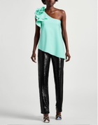 Chiara Boni La Petite Robe Womens Top Light in Green
