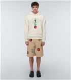 Moncler Genius - 1 Moncler JW Anderson embroidered cotton shorts