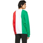 Moschino Multicolor Italian Slogan Sweatshirt