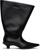 untitlab® Black Velo Chunk Boots