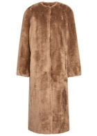 Stand Studio Gracelyn Faux fur Coat Brown