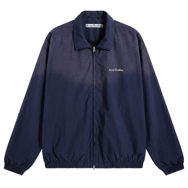 Photo: Acne Studios Men's Olando Cotton Poplin Jacket in Navy