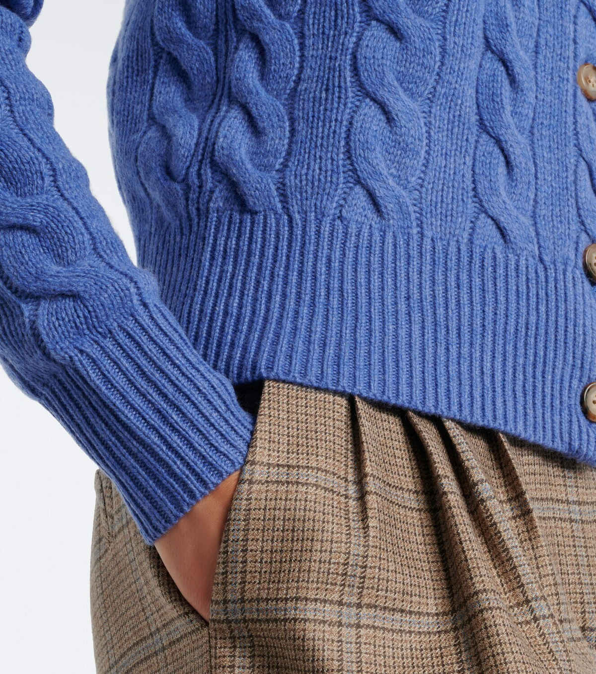 Polo Ralph Lauren Cable-knit wool and cashmere cardigan