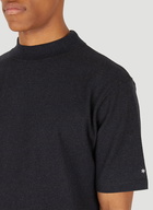 Mock Neck T-Shirt in Black