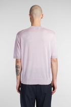 Laneus T-shirt In Lilla Wool And Polyester