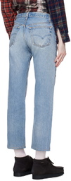 NOMA t.d. Blue Bandana Embroidery Jeans
