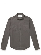 Frame - Brushed Cotton and TENCEL-Blend Twill Shirt - Gray