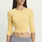 Many Many Clothes Women's The Ottilia Cardi in Yellow