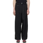 Y-3 Black Sport Uniform Adaptive 3-Stripes Trousers