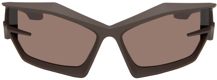 Photo: Givenchy Brown Giv Cut Sunglasses