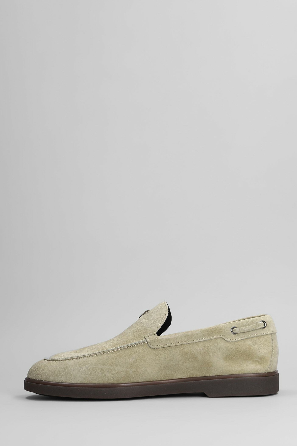 Giuseppe Zanotti The Maui Loafers In Taupe Suede