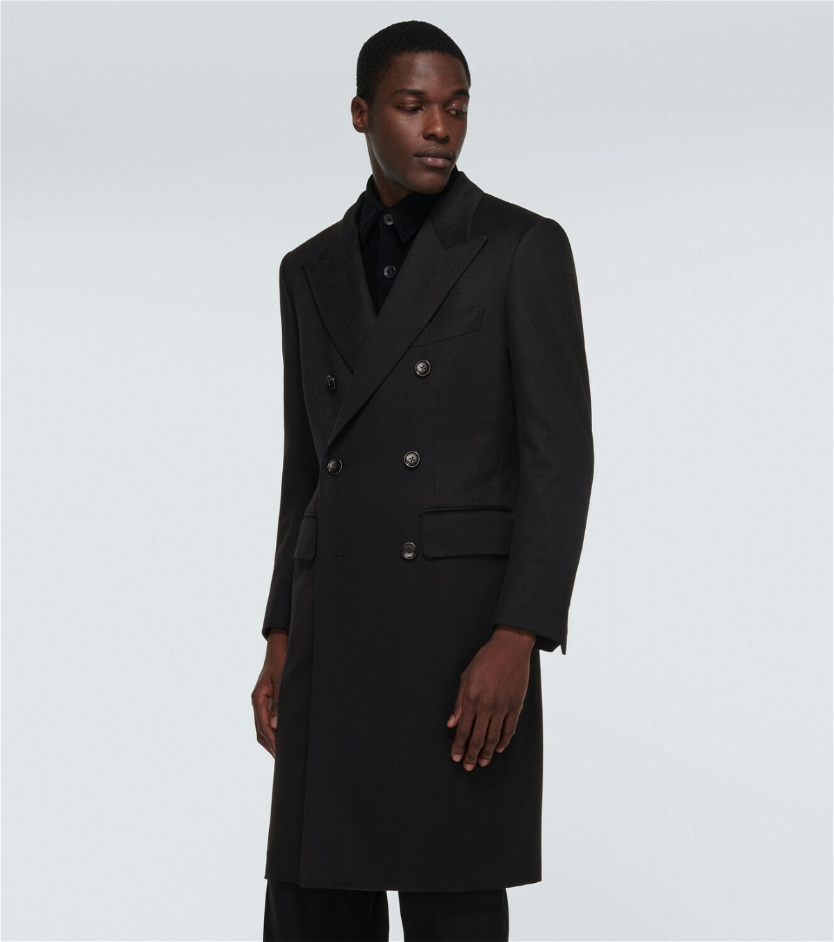 Tom Ford Double-breasted cashmere overcoat TOM FORD