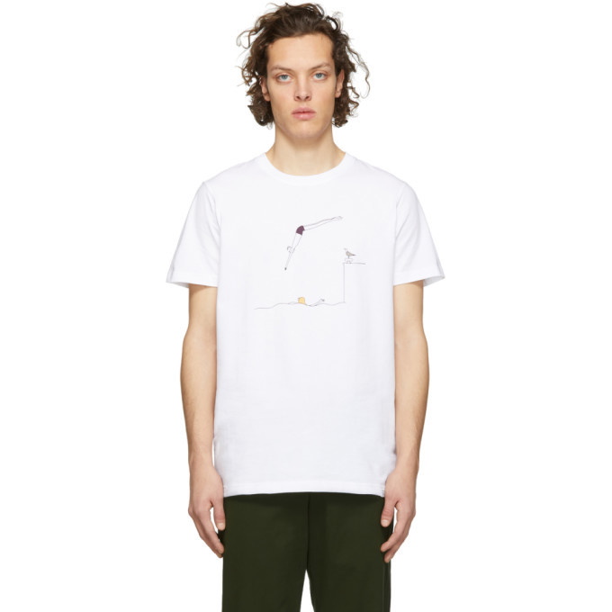Photo: Norse Projects White Daniel Frost Edition Jump Niels T-Shirt