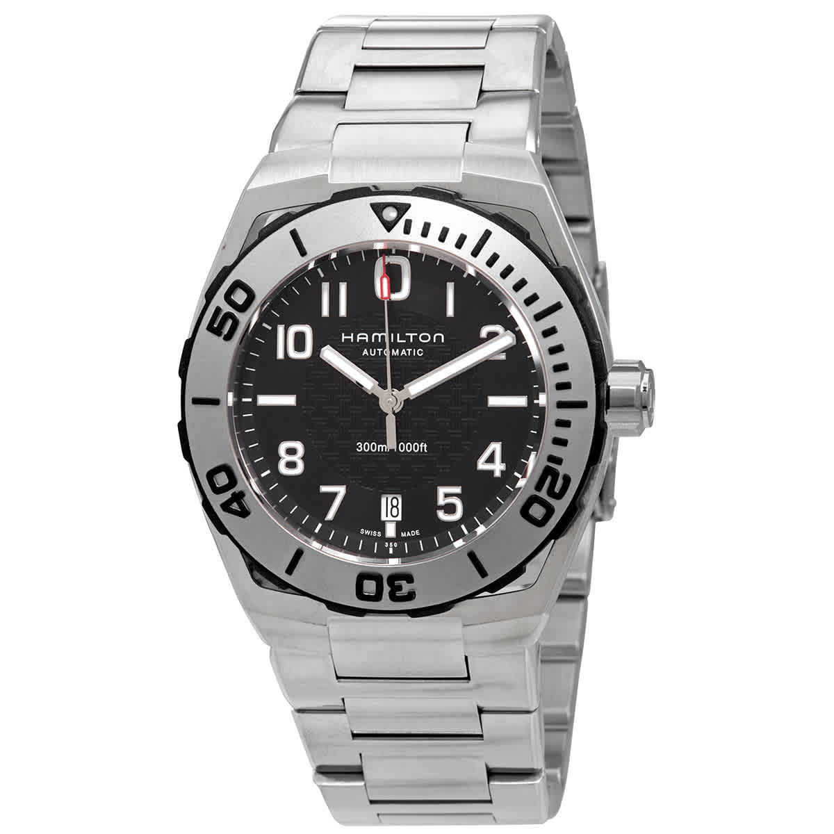Hamilton Khaki Navy Automatic Black Dial Mens Watch H78615135