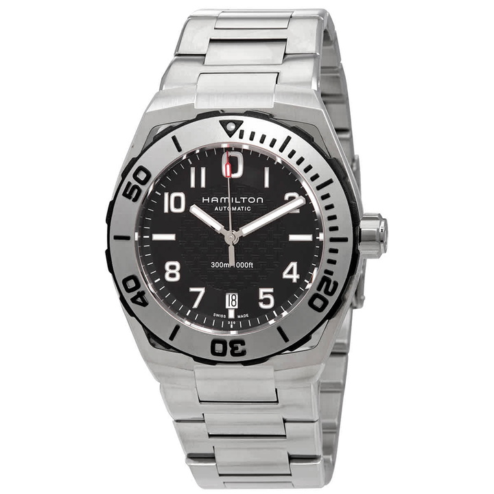 Photo: Hamilton Khaki Navy Automatic Black Dial Mens Watch H78615135