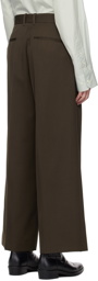 stein Khaki Extra Wide Trousers