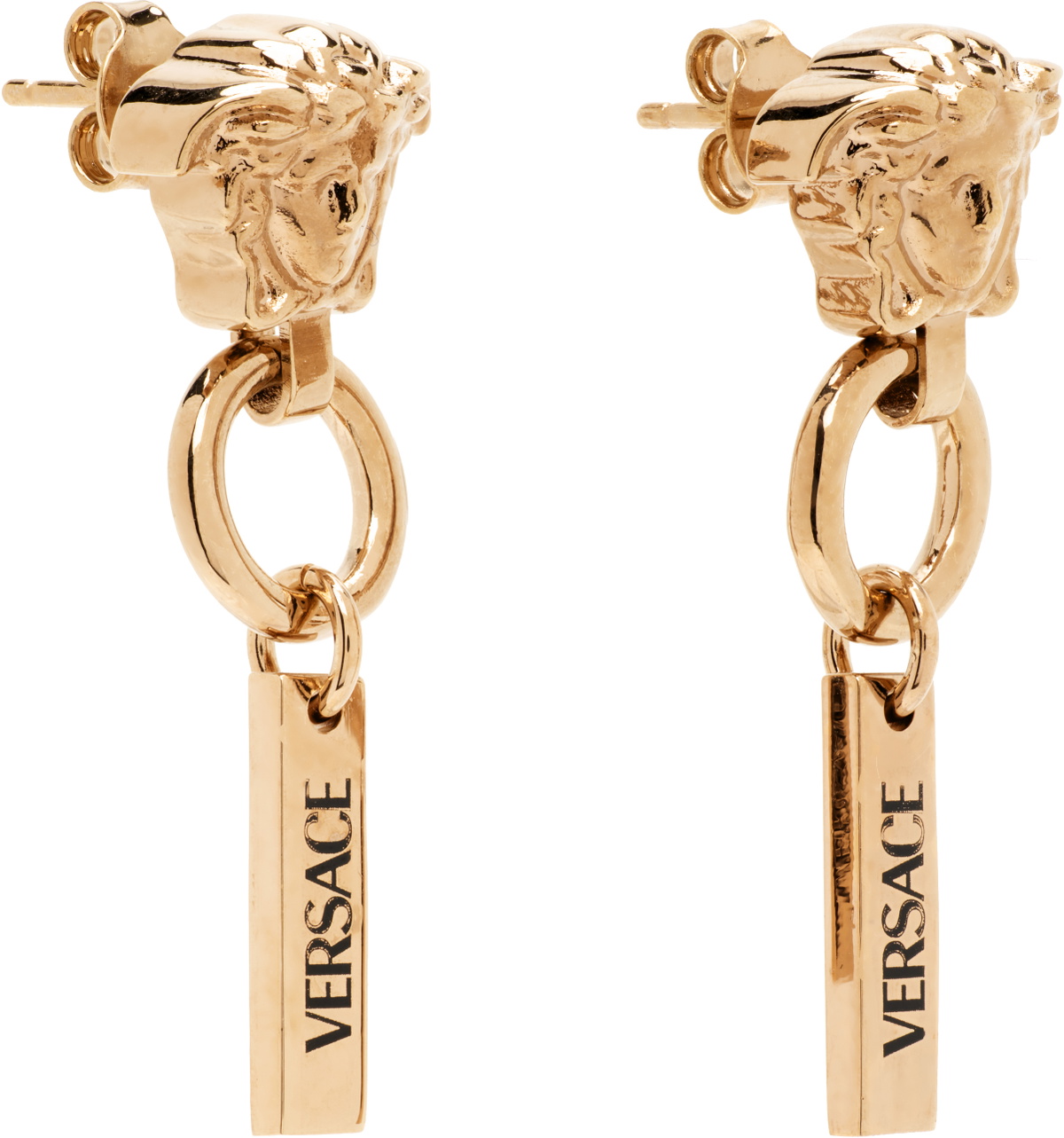 Versace Medusa Drop Earrings
